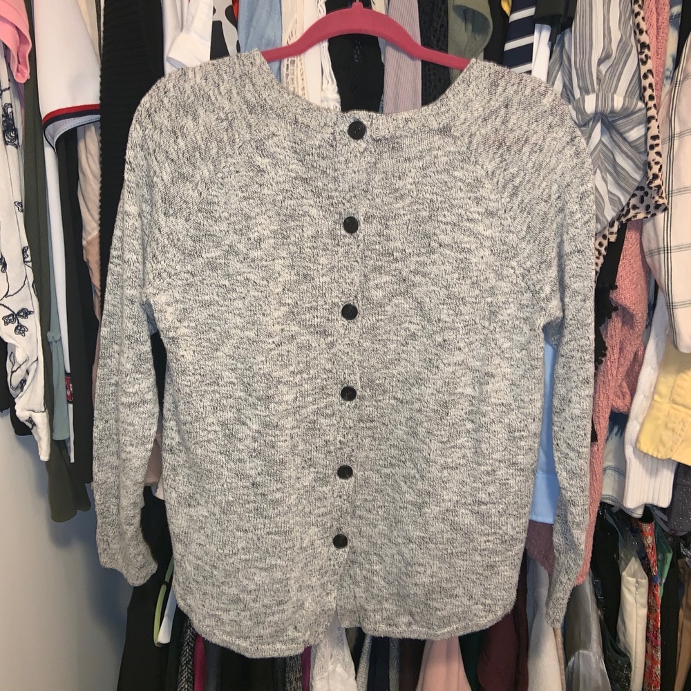 Madewell Button Back Sweater - Picture 10 of 12